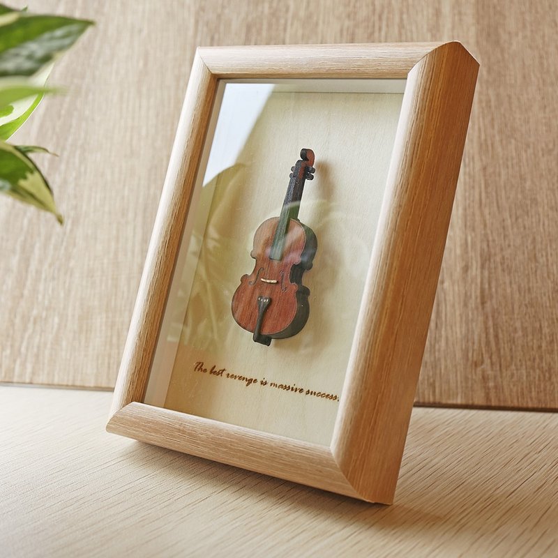 [Additional Purchase] Display Photo Frame Magnetic Display Wooden Photo Frame - กรอบรูป - วัสดุอื่นๆ สีนำ้ตาล