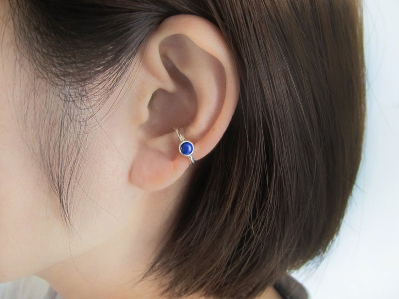 lapis lazuli ear cuff - อื่นๆ - เงินแท้ สีเงิน