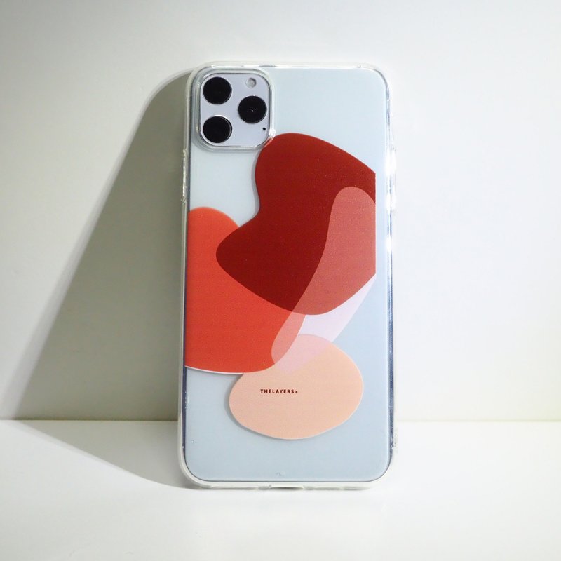 Graphic Print - Abstract Object 04 Custom Transparent Phone case - เคส/ซองมือถือ - พลาสติก สึชมพู