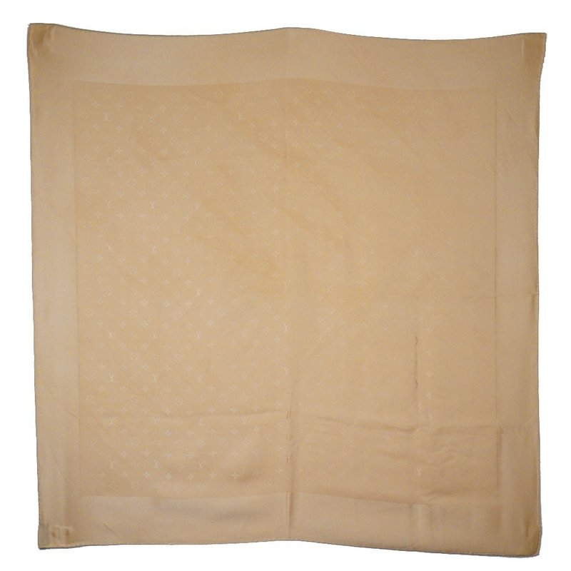 【日本直送】ルイ・ヴィトン LOUIS VUITTON スカーフ シルク レディース【中古】 - 絲巾 - 絲．絹 咖啡色