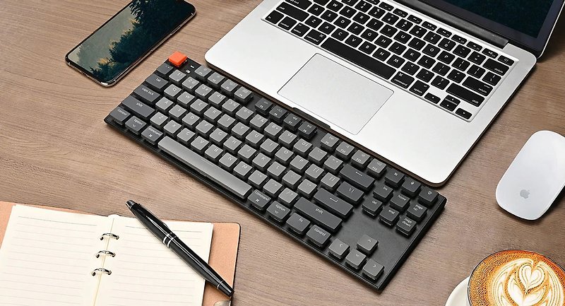 Keychron K1 RGB Ultra-slim Wireless Mechanical Keyboard (Version 5) - อุปกรณ์เสริมคอมพิวเตอร์ - อลูมิเนียมอัลลอยด์ หลากหลายสี