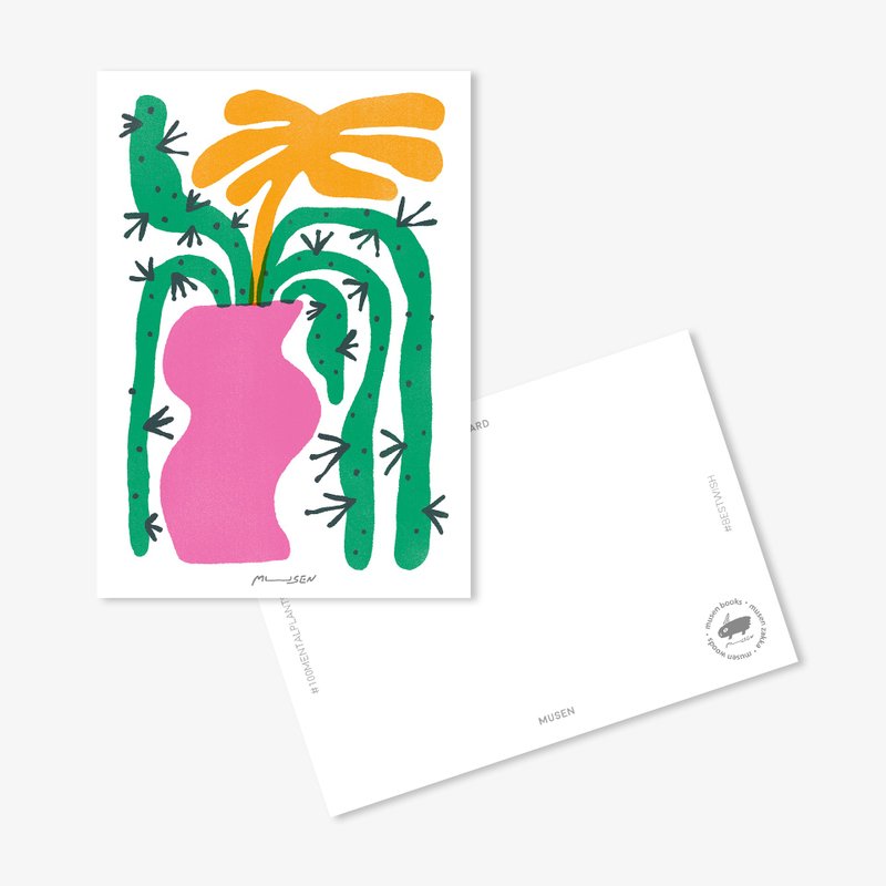 | NO.029 生刺 | 插畫明信片 - 卡片/明信片 - 紙 藍色