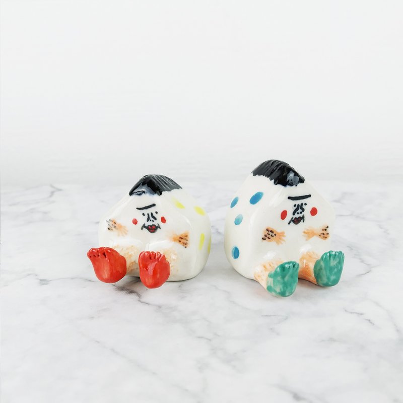 生活小物-毛星球的飯糰小房子 | 小擺飾 - 擺飾/家飾品 - 瓷 白色