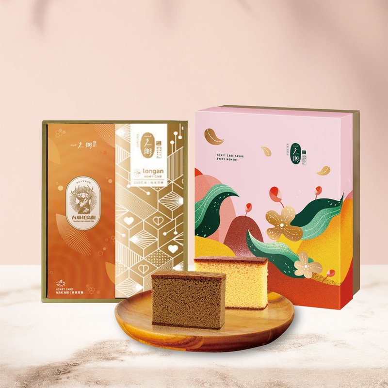 [Hometown] Pinmeiyan Honey Cake Gift Box - Cake & Desserts - Other Materials Gold