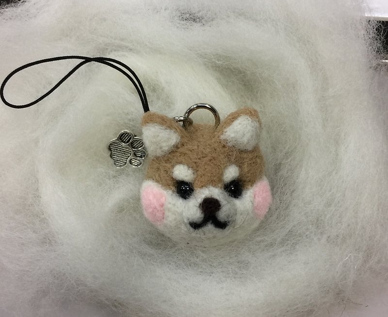 Akashiba wool felt finished product - พวงกุญแจ - ขนแกะ หลากหลายสี