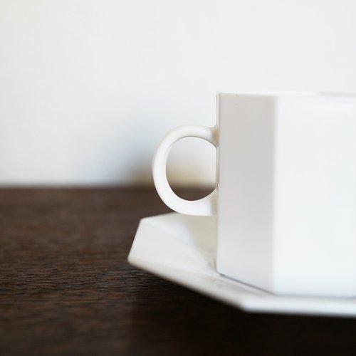 アンバーグラス六角形コーヒーカップセット 500x0.jpg