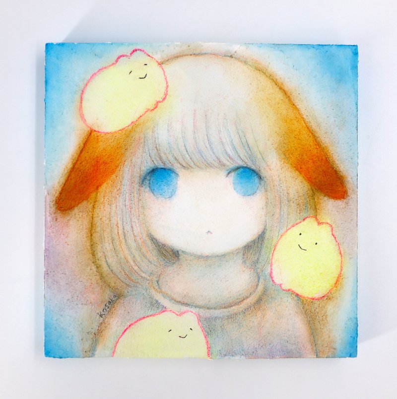 よんひき - 海報/掛畫/掛布 - 壓克力 橘色