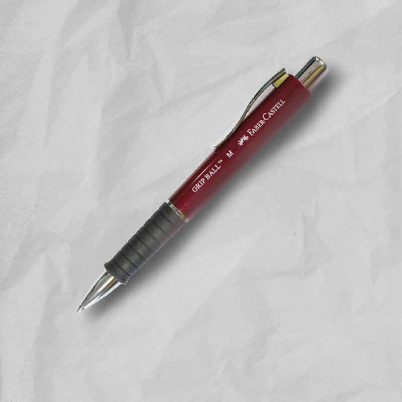 【Faber-Castell】Metro Lohas Ball Pen-Red (Original Genuine) - ปากกา - วัสดุอื่นๆ สีแดง