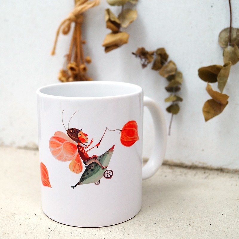 Mug-Flower Bell - Mugs - Porcelain 