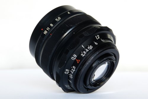 Mir-1V Mir-1B 2.8/37 レンズを一眼レフカメラ M42 マウント
