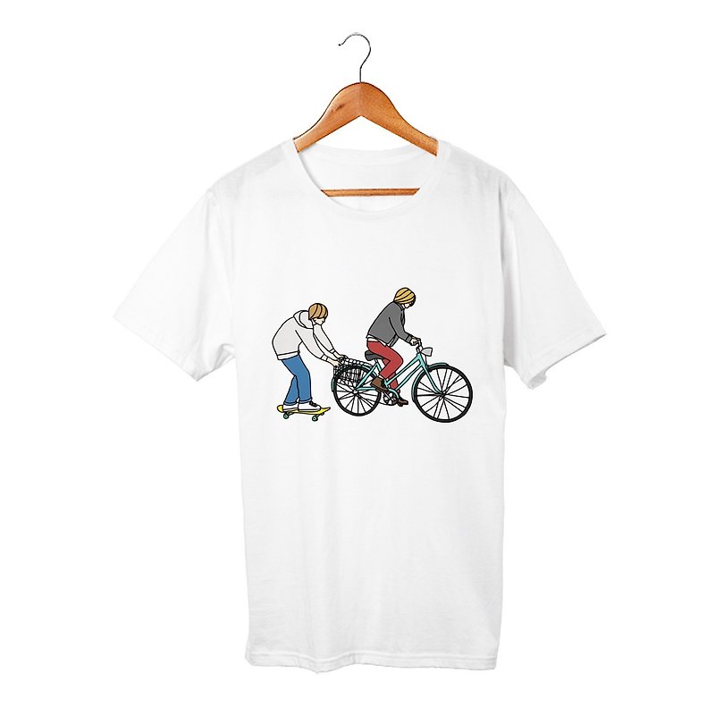 Alex and Macy Tシャツ - Tシャツ メンズ - コットン・麻 ホワイト
