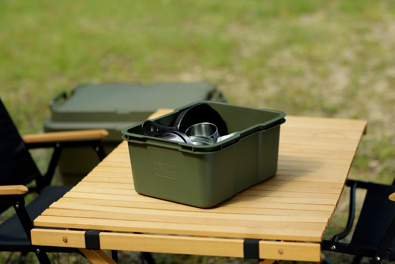 RISU INNER CARGO storage box R-9 - กล่องเก็บของ - พลาสติก สีเขียว