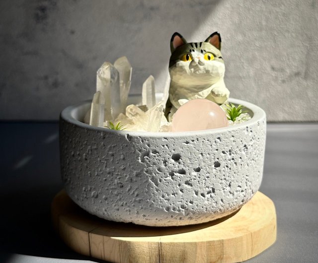 猫島水晶クラスター浄化槽 |ホワイト水晶クラスター | - ショップ 8