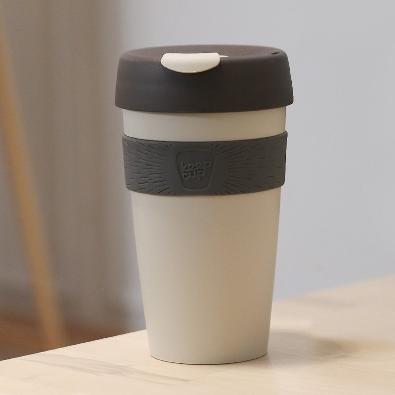 Australia KeepCup portable cup/coffee cup/environmental protection cup/handle cup L-cocoa latte - Mugs - Other Materials Brown