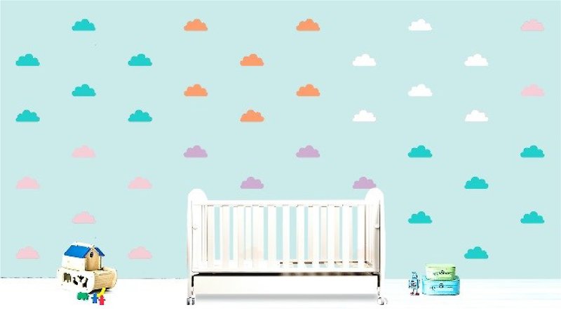QuickFilm Wall Decoration Stickers (Cloud)
