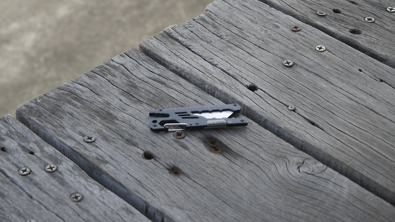 Xbat-K environmental protection multi-tool knife - Scissors & Letter Openers - Aluminum Alloy Black