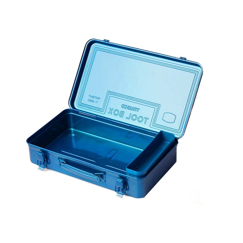 【Trusco】後備型工具箱(側提把)-鐵藍 - 居家收納/收納盒/儲物盒 - 其他金屬 藍色