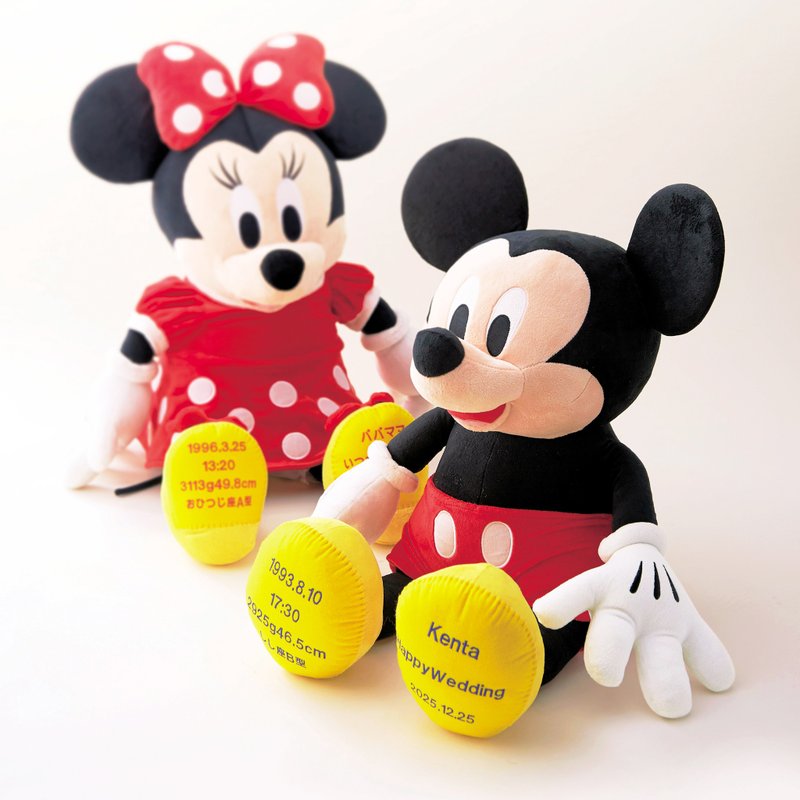 2024 Wedding Mickey Mouse Japan Disney Thanksgiving Gift/Thank You Gift Mickey and Minnie Weight Doll - Kids' Toys - Other Man-Made Fibers Multicolor