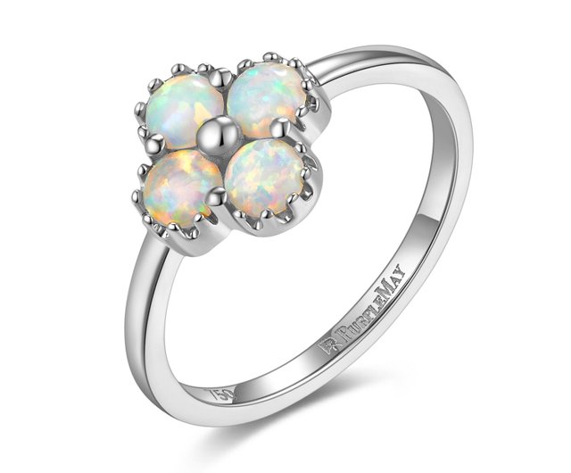 k18リング　ホワイトオパール K18 ホワイトオパール リング – キングラム