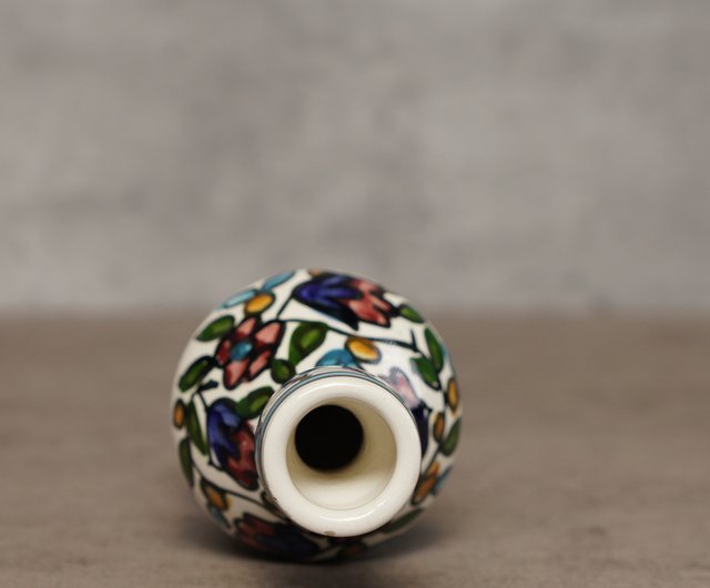 ヴィンテージ マジョリカ フラワーベース