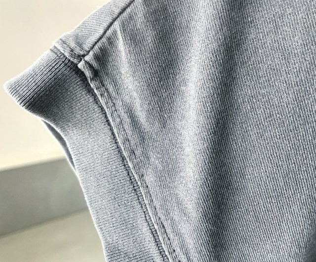 ユニセックス】ピグメント加工ビッグシルエットノースリーブT