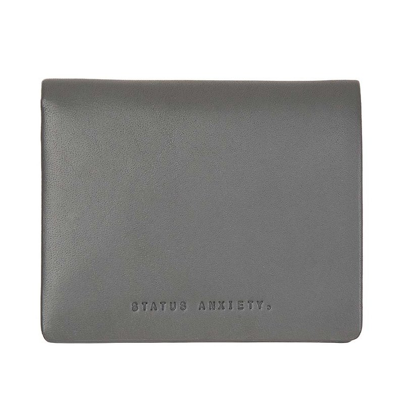 NATHANIEL Short Clip_Slate / Stone Rock Grey - Wallets - Genuine Leather Gray