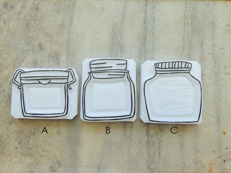 Empty jar - Stamps & Stamp Pads - Other Materials 