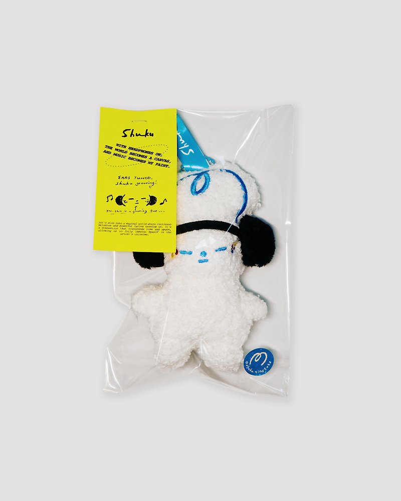 Shuku Ears Up Tunes On Rabbit Doll Phone Charm | Doll - พวงกุญแจ - วัสดุอื่นๆ หลากหลายสี