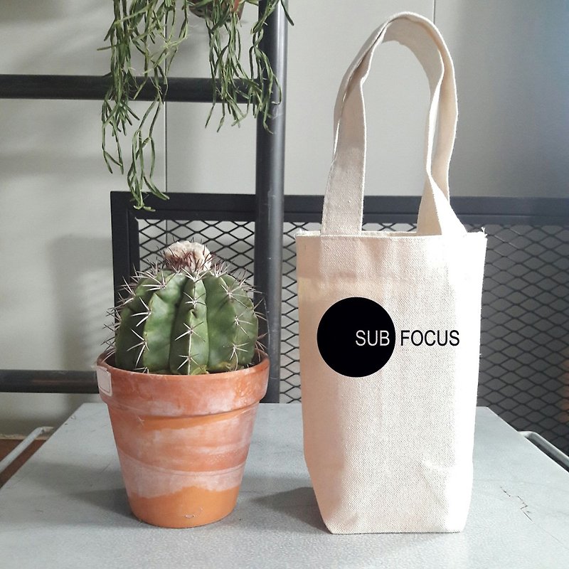 SUB FOCUS little cotton bag - Beverage Holders & Bags - Cotton & Hemp White