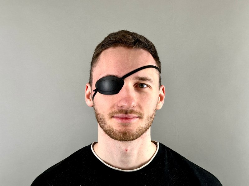 Cosplay Najenda Leather Eye Patch | Akame ga Kill! Eye Patch | Woman Eye Patch - 眼罩 - 真皮 透明