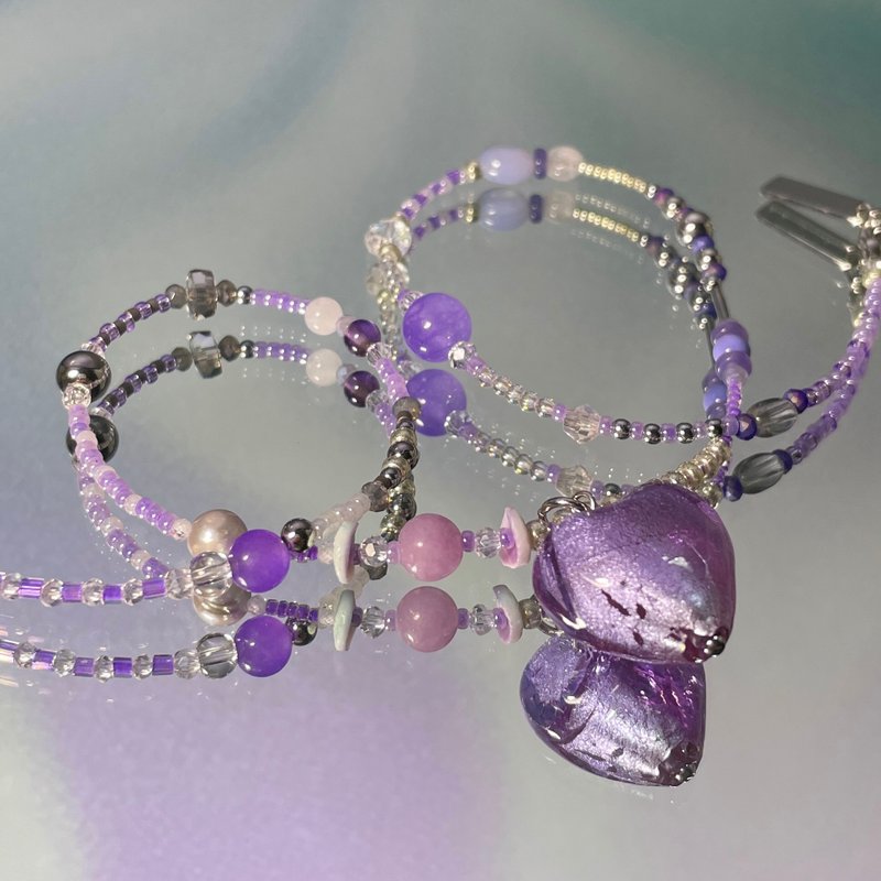 Tarot Card Collection - The Lovers Necklace - 項鍊 - 半寶石 綠色