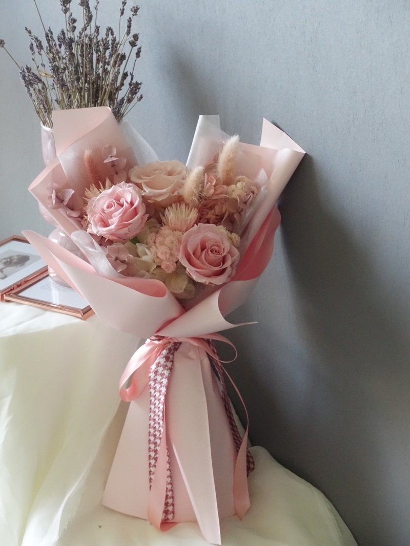 Favorite Series-Eternal Flower Bouquet - Dried Flowers & Bouquets - Plants & Flowers Pink