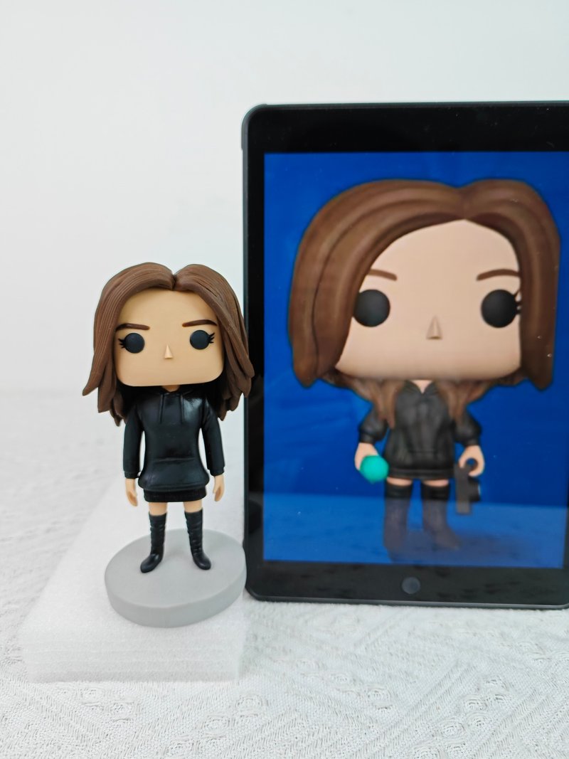 【客製化3D人像公仔】訂製手工Funko Pop男生朋友老公生日禮物 - 公仔/玩偶 - 黏土 多色