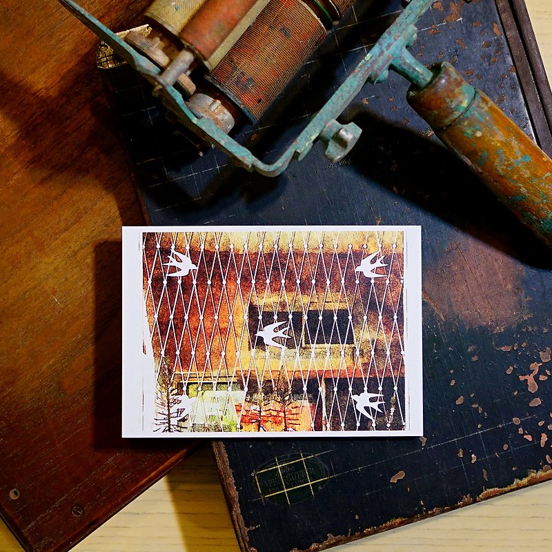 Old House Yan – Postcard from behind bars – 141 Taichung/Swallow - การ์ด/โปสการ์ด - กระดาษ 