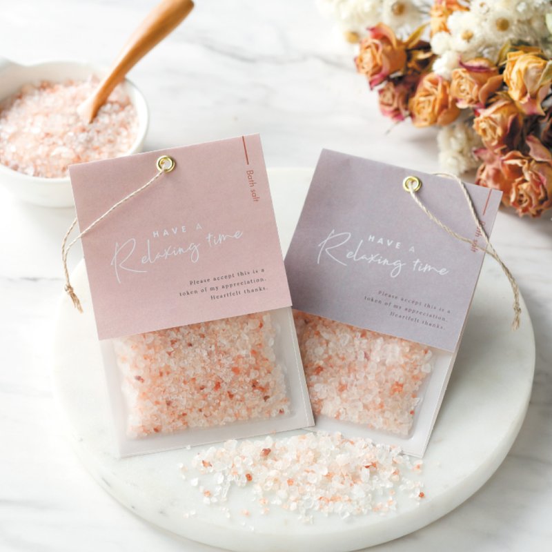 婚禮推薦療癒時光粉紅浴鹽 PINK BATH SALT/最低起訂量為五個 - 香氛/精油/擴香 - 其他材質 多色