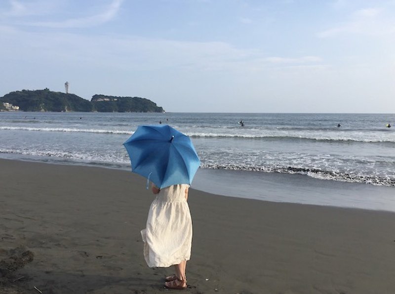 Parasol 日傘 Indigo藍染 - In bloom - 其他 - 棉．麻 藍色