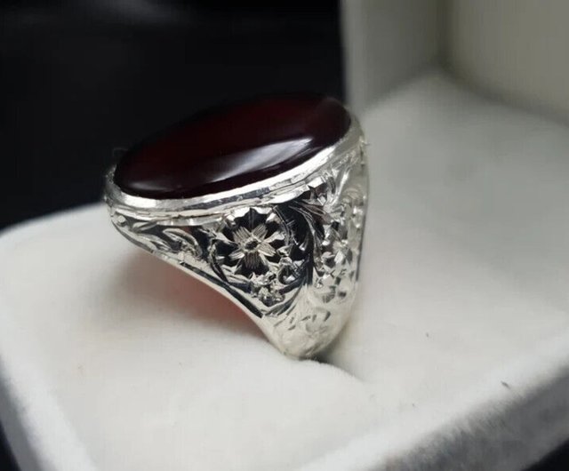 Aqeeq stone ring design for man deals