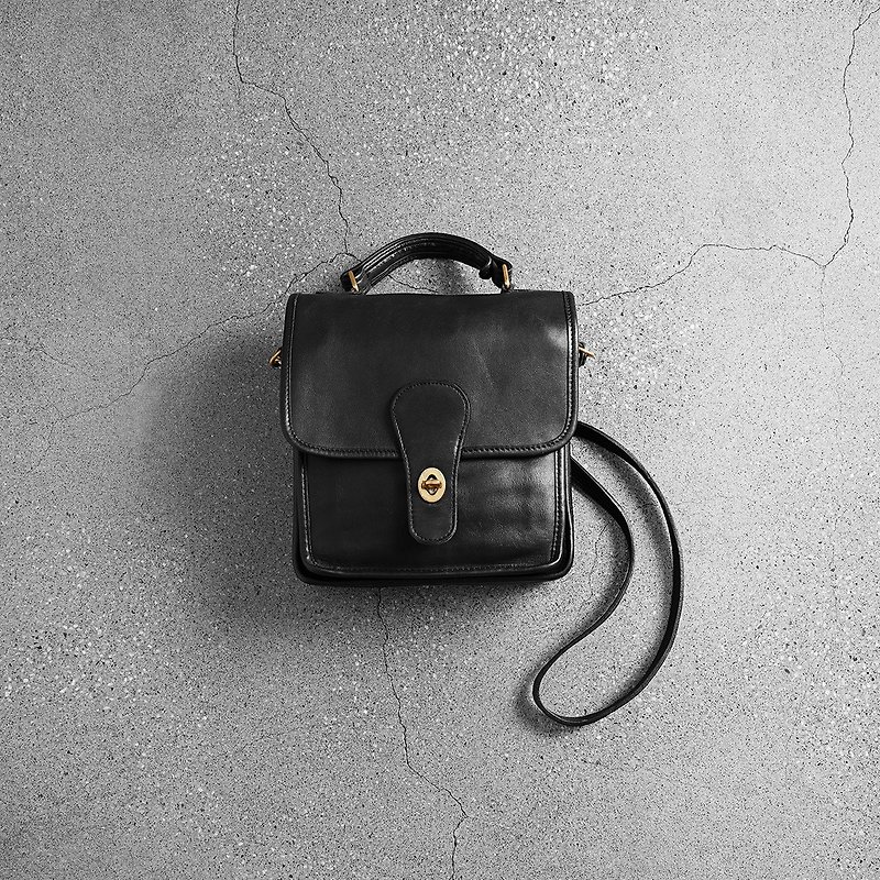 Coach Vintage Bag - Messenger Bags & Sling Bags - Genuine Leather Black