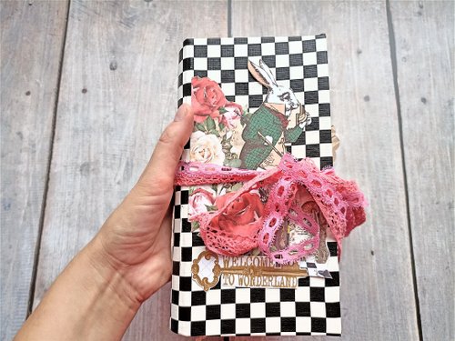 白うさぎのジャンクブック 不思議の国のアリス日記 アリスのジャンク日記 手作り