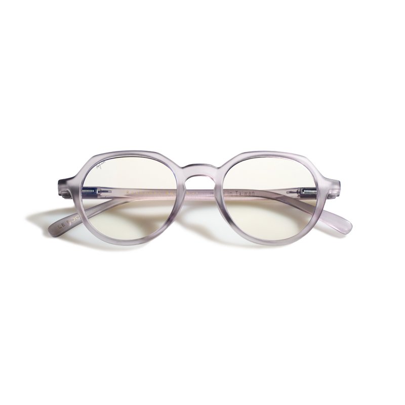 CROWN PANTO GLASSES Adult Crown Anti-Blue Light Glasses-Matte Mist Purple - Glasses & Frames - Plastic Purple