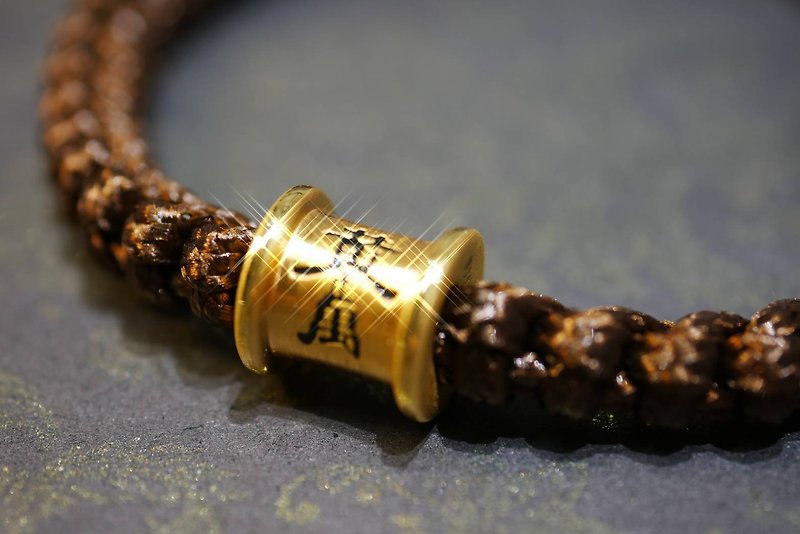 Antique Gold Jewelry-Thousands of Gold (Bracelet)-Lucky Nafuwang Performance - Bracelets - 24K Gold Brown