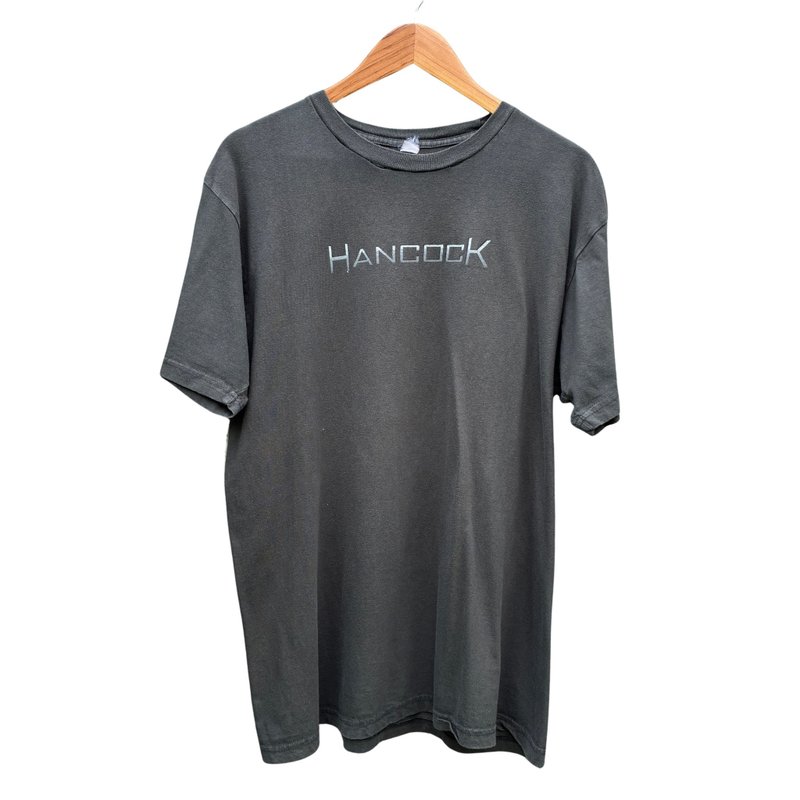 HANCOCK スーパーヒーロー映画 ウィル・スミス プロモーションTシャツ - Tシャツ メンズ - コットン・麻 グレー
