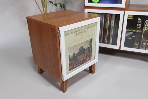 1960's　美品　ヴィンテージ　チーク　突板　銅金具　レコード　キャビネット 1960's 美品 ヴィンテージ チーク 突板 銅金具 レコード