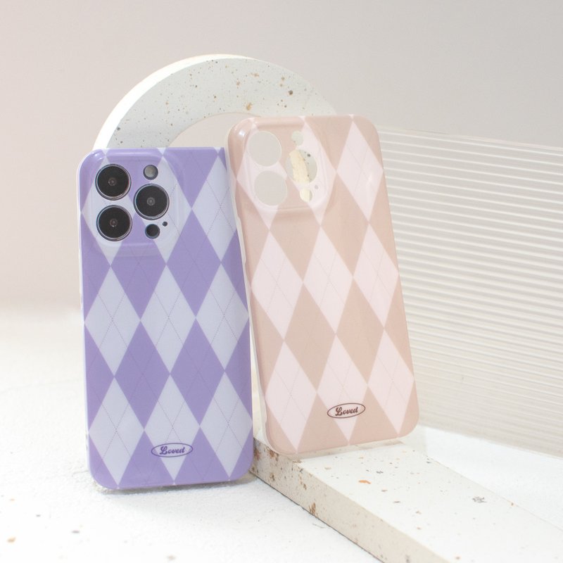 【Argyle】Mobile phone case - Phone Cases - Plastic 