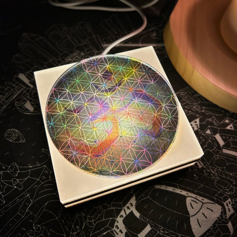 透光圓盤能量om燈組 - 擺飾/家飾品 - 壓克力 多色