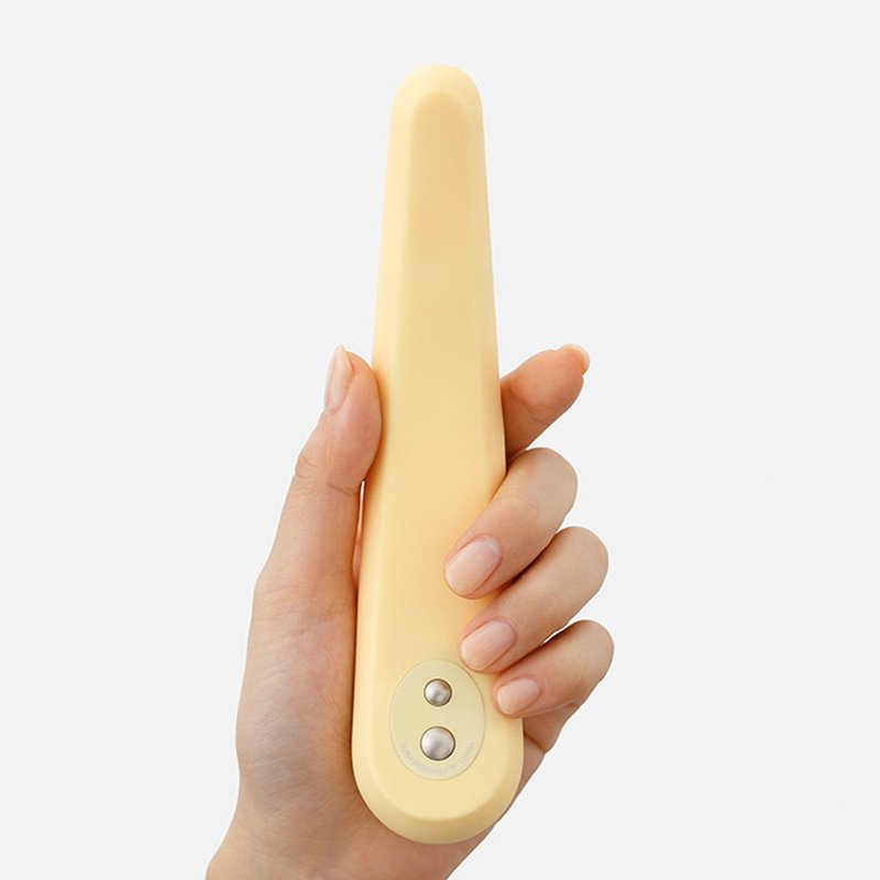 日本iroha FIT曬月光 超柔軟 電動按摩棒 情趣用品 情人節禮物 - 情趣用品 - 矽膠 黃色