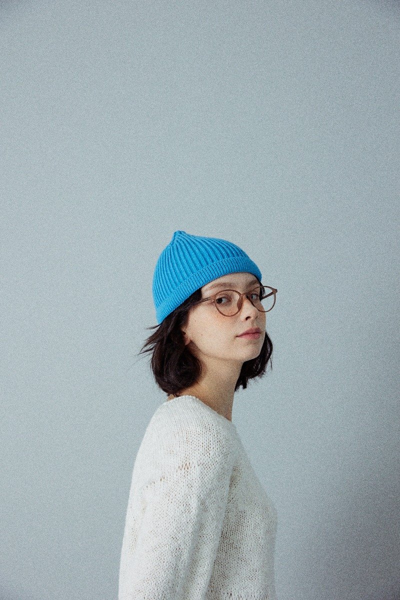 Soft Cotton A_corn Beanie Casual Hat 8 colors - 帽子 - 棉．麻 藍色