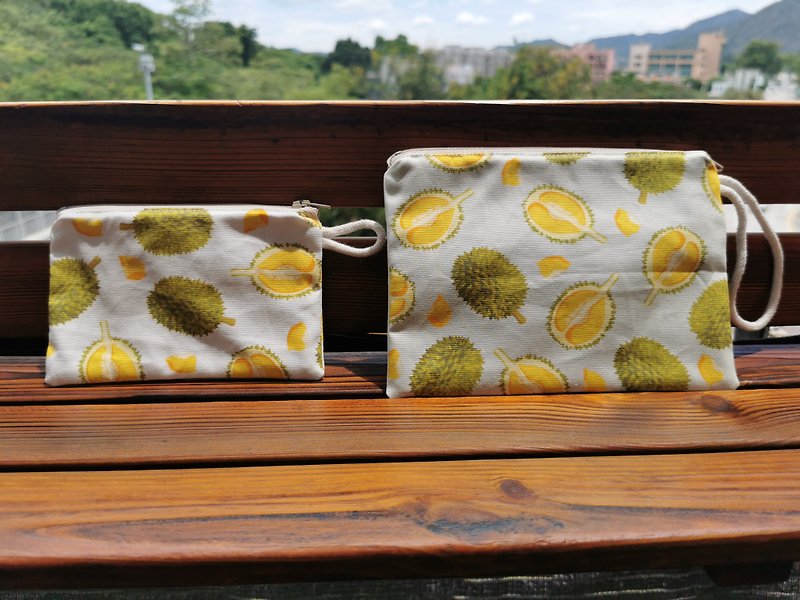 Durian Pattern - Multipurpose Bag - Toiletry Bags & Pouches - Other Materials 