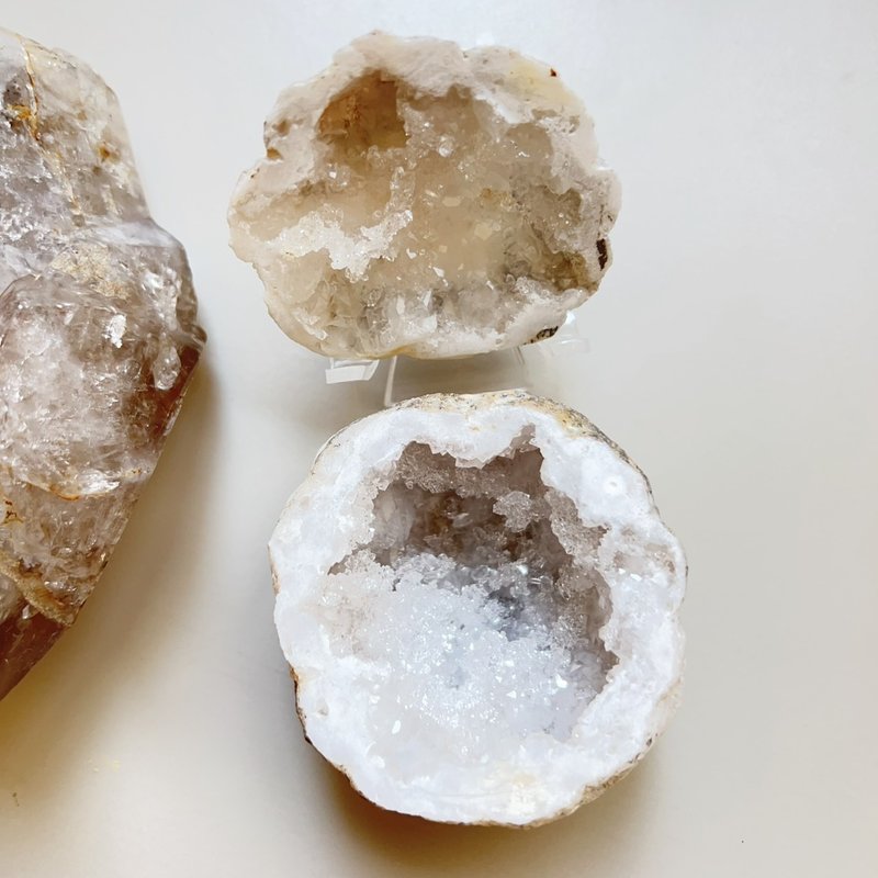 S-4 摩洛哥白水晶聚寶盆 - 擺飾/家飾品 - 水晶 
