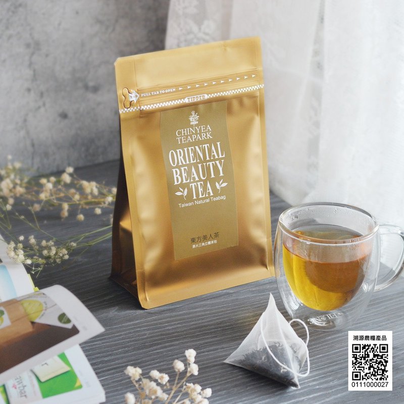 Oriental Beauty Tea Bag-Taiwan Pinglin ชาที่คัดสรรมาอย่างดีโดยธรรมชาติ - ชา - พลาสติก สีทอง